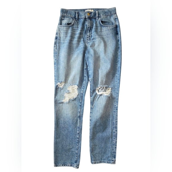 Triarchy Denim - Triarchy Distressed Faded Light Indigo Jeans Size 28